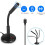 USB Desktop Microphone Omnidirectional PC Laptop Computer Mic for Computer Gaming Recording Chatting Singing Meeting 6