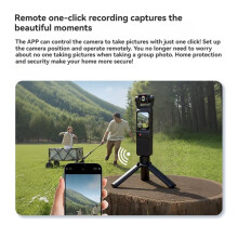 4K HD Portable Pocket Camera Handheld BodyCam Outdoor Action Camera 4G Video Recorder 180 Rotatable Stabilization