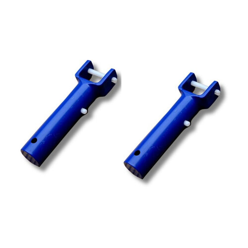 Swimming Pool Vacuum  Handles Pool Cleaning Tool Replacement Accessories with V-Shaped Clip 4 Pack 1