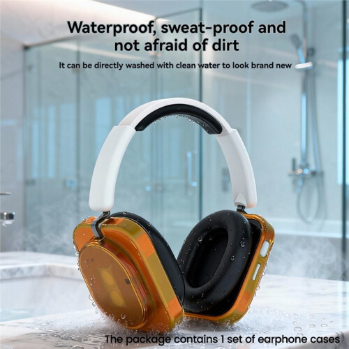 For  Ear (1) Headphone Case Cover Transparent Drop-Proof Shockproof Anti-Scratch Clear TPU Protective Shell A 1