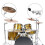 Braçadeira de Montagem para Bateria, Braço de Prato de 23 cm (9,1 Polegadas) com Suporte de Fixação, Clipe de Extensão para Bateria 6
