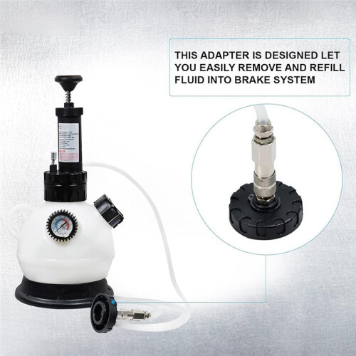 Master Cylinder Bleeder Adapter 50.7mm Compatible for Most Vehicles 2
