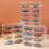 Car Display Box, 1:64 Scale, Suitable for Car Model Toys, 8-Compartment Shelf, Dustproof, Stackable Car Storage Box 2