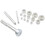 17Pcs Wheel Bearing Installation Tool Set with Storage Box Sturdy Removal Tool Bearing Puller Seal Driver 5