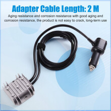 12/24V to 30V 3.5A Power Converter Max 30V 2A with Car Cigarette-Lighter Power Supply Cable 2meter for Starlink
