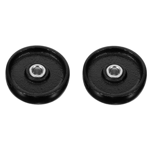 2pcs Metal Hydraulic Jack Wheel for Trailer and Boat - Front Caster Replacement 2