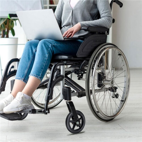 4 Pack Walker Wheels Replacement, 6 Inch Anti-Slip Solid Roller Wheels for Walkers, Offices Wheelchair Front Wheel 1