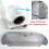 Automatic Cat Litter Box Accessories Litter Filter Bin Door Replacement Prevent Backflow,for Self-Cleaning Litter System 3