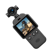1080p Handheld Pocket Wi-Fi Camera 360 Rotation  Anti-Shake Camera Sports Cycling Recorder 32GB + USB Card Reader