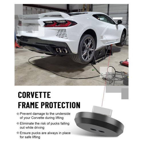 Aluminum Jack Pad Jacking Puck Adapter Support for  Corvette C5 C6 C7 C8 for 2