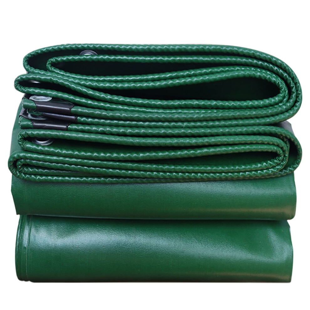 Heavy Duty Waterproof Tarpaulin 3X5m Reinforced Canvas Tarp UvâResistant AllâWeather Outdoor Cover Green 9330225287599