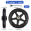 4 Pack Walker Wheels Replacement, 6 Inch Anti-Slip Solid Roller Wheels for Walkers, Offices Wheelchair Front Wheel 7