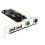 Adaptador de Expansão PCI para 4 Portas (2x PS/2 e 2x USB 2.0) para Teclado e Mouse de PC 3