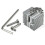 For Flashforge AD5X RD Heatsink Kits, Extruder Aluminum Heatsink Blocks, 3D Printer Accessories 4