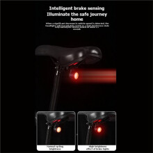 Bicycles Back Light Intelligent Bikes Tail Cycling Brake Taillight Sensing Rear Light Sensing Bike Rear for Road Cycling