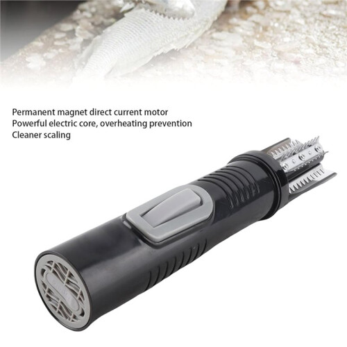 Electric Fish Scaler, Fully Automatic 12W Fish Scale Remover,  - Fast Efficient Removal, Safe Durable Design 1