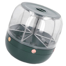 Dispensador de Arroz, Contenedor Multiusos para Almacenar Granos y Alimentos, Capacidad de 3,5 Kg, Rotación de 360 Grados, Resistente Al Agua y A