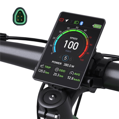 Ebike Display VD04  Display for Tongsheng 5Pin Waterproof E-Bike Control Panel Ebike Parts CAN Protocol 1