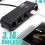 Dual USB 4  Universal Auto Car Cigarette Lighter Socket Multi Splitter Charger Plug Adapter Phone Quick Charger 3