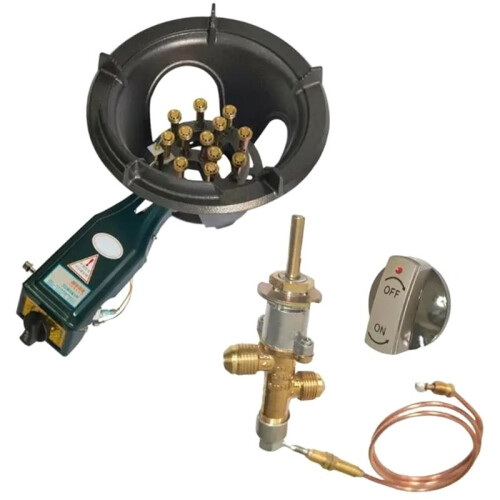 Propane Pit Gas Control Adapter Regulator Hose 60cm Thermocouple Flexible Low Working Pressure Easy Assembly 2