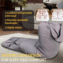 Wearable Sleep Pod Hug Blanket for Adults - Calming Hug Blanket Alternative for Anxiety & Stress Relief Deep Sleep XS