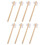 8pcs Double-Sided Nylon Medium-Hard Denture Brushes with Bamboo Ergonomic Grip for False Teeth and Aligner Cleaning 1
