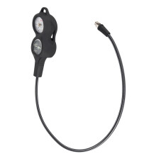DIDEEP Scuba Diving Pressure Triple Gauge Luminous Submersible Pressure Gauge with High Pressure Hose for BCD Regulator