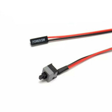 ATX Power Button Jumper Switch 2Pin 50cm Red/Black