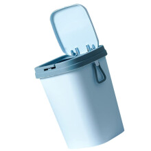 Small Plastic Storage Box 27.5 x 20 x 20 cm Sky Blue Compact SpaceSaving Bin for Home and Office
