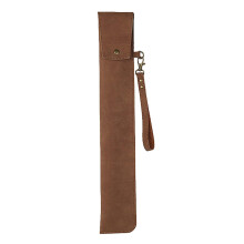 Professional Brown Drumstick Bag with Durable Strap, Lightweight Case for Drummers Travel and Gigs