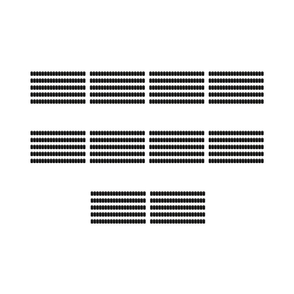 1000Pcs Rubber End Caps 9.5Mm Id Pvc Round Tube Bolt Cap Cover Screw Thread Protectors Black 6032578970380