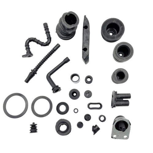 Complete Rubber AV Kit Full Rubber Kit AV Buffer Intake Impulse Fuel  for  MS660 066 Chainsaw 2