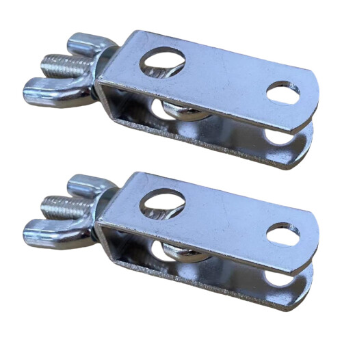 2 Pack Drum Clamps with Secure Mounting Grip, Adjustable Metal Snare Drum Attachment for Various Sizes