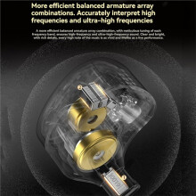 KZ ZA12 2DD+4BA Hybrid-IEM-Kopfhörer, Kabelgebunden, in-Ear-Monitor, HiFi-Ohrhörer, Sport-Headset, Soundkartenversion, Original