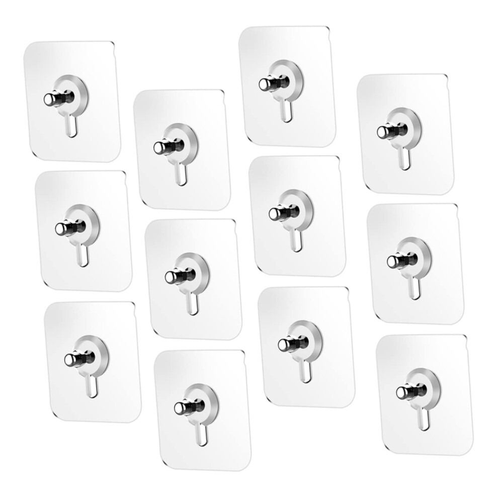 Adhesive Wall Hooks 20Pcs Nonslip Damage Hanging For Glass Windows And Mirrors 9771547815990