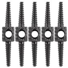 Kit di 5 Connettori per Cavi da Bicicletta: Strumenti per il Passaggio di Tubi Freno, Cambio e Idraulici, Colore Nero.