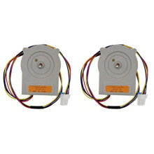 2X EAU63103205 Koelkastcondensorventilatormotor voor -Koelkasten Vervangt 73132 73133 LFXS24623B  12V 4-Pins Ventilatormotor