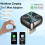 2 in 1 Wireless CarPlay Adapter&Android Auto Wireless Adapter, 5Ghz WiFi Type-C/USB Plug  Dongle CarPlay Wireless 2