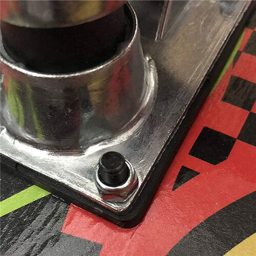 2set Skate T-Type Tools Skateboard Riser Shock Pads,Shockpads Hardware Screws,Axle Washers/Nuts/Spacers 2