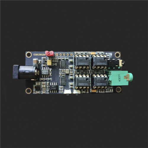Dual-ES9038Q2M-Decoderplatine mit I2S-Eingang, ES9038-Asynchrones USB-Modul, Kompatibel mit Italienischer Schnittstelle 1