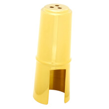 Brass Saxophone Mouthpiece Cap for Alto and Tenor, Durable Metal Cover with Reed Protection and Moisture Control