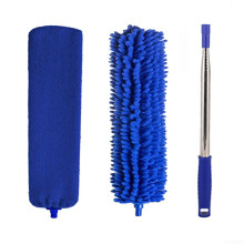 Telescopic Duster with Washable Microfibre Head, Extendable Long Reach Dust Mop for Ceilings and Cobwebs (5)