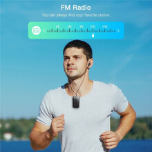 MP3-Player mit , 32 GB Verlustfreiem -Musikplayer, 1,47"-Touchscreen, Diktiergerät, FM-Radio, Schlafgeräuschen B