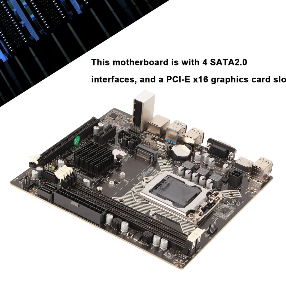H81 Lga1150 Ddr3 Motherboard Hdmi Vga Dual Output 8311393597544