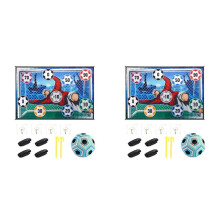 2X Soccer Game Mat Set Outdoor Indoor Soccer Toys Multiplayer Competitive Soccer Games Children Football Training