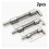 2pcs 304 Stainless Steel Spring Loaded Door Latch Bolt Silver AntiTheft Security Lock for Window and Door 3