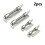 2pcs 304 Stainless Steel Spring Loaded Door Latch Bolt Silver AntiTheft Security Lock for Window and Door 5