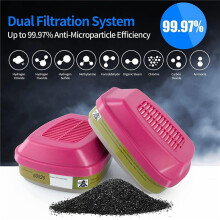 P100 Respirator Cartridge, 60926 Particulate Filter,Compatible with 6000 7000 FF-400,Particulates Filter 4Pcs