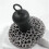 4X Cast Iron Cleaner Chainmail Scrubber, Upgraded Handle Cast Iron Scrubber Brush 316 Chain Mail Scrubber 10