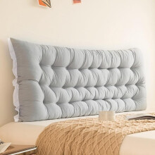 Reading Pillow with Lumbar Support Cushion, Large Headboard Backrest for Bed, FullBody Comfort, Easy Clean (150x50x5cm, Color A)